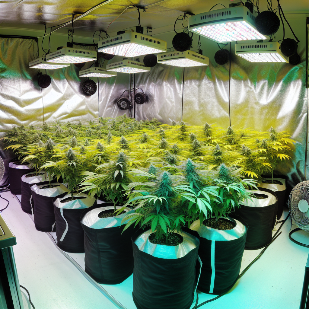 grow room setup