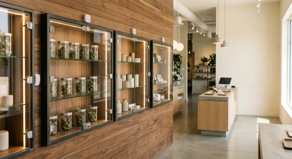 cannabis display cases